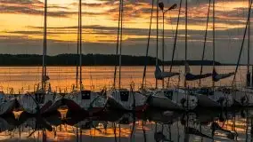 Zachód słońca nad jeziorem Kisajno - zdjęcie 62