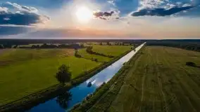 Zachód Słońca nad kanałem Jeglińskim - zdjęcie 3