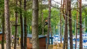 Park linowy Hotel Tajty, Wilkasy koło Giżycka - zdjęcie 5