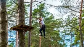 Park linowy Hotel Tajty, Wilkasy koło Giżycka - zdjęcie 12