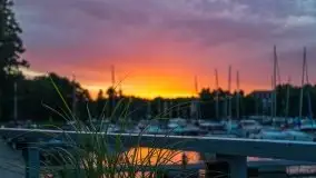 Wschód słońca w Stanicy Wodnej Stranda - zdjęcie 31