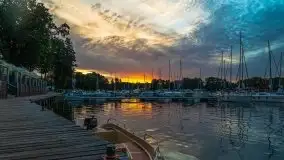 Wschód słońca w Stanicy Wodnej Stranda - zdjęcie 39