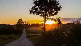 Zachód słońca w Wilkaskach - zdjęcie 2