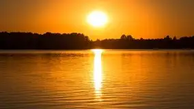 Zachód słońca, jezioro Tajty, sierpień 2020 - zdjęcie 3