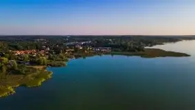 Wschód Słońca, Wilkasy, jezioro Niegocin, sierpień 2020 r. - zdjęcie 33