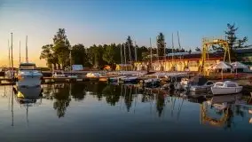 Wschód Słońca, Wilkasy, jezioro Niegocin, sierpień 2020 r. - zdjęcie 30