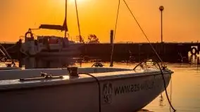 Wschód Słońca, Wilkasy, jezioro Niegocin, sierpień 2020 r. - zdjęcie 63