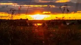 Zachód Słońca przy miejscowości Sterławki, sierpień 2020 r. - zdjęcie 5