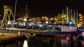 Port AZS Wilkasy skąpany w ciemnościach nocy - zdjęcie 48