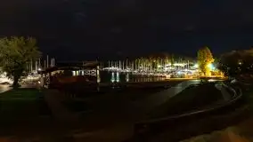 Port AZS Wilkasy skąpany w ciemnościach nocy - zdjęcie 58