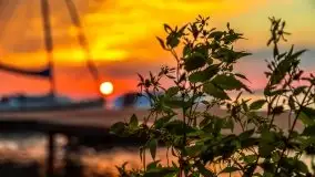 Wrześniowy zachód słońca w porcie Nowy Harsz, jez. Dargin - zdjęcie 34