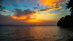 Wrześniowy zachód słońca w porcie Nowy Harsz, jez. Dargin - zdjęcie 33