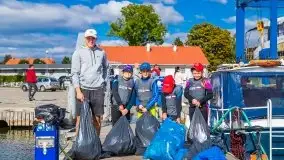 Sprzątanie Świata (Mazur) przez Rotarack Giżycko i Giżycką Grupę Regatową - zdjęcie 3