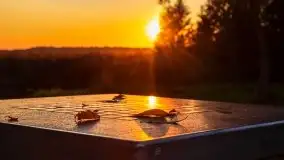 Zachód słońca nad jeziorem Niegocin - zdjęcie 3