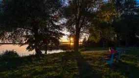 Zachód słońca nad jeziorem Niegocin - zdjęcie 4