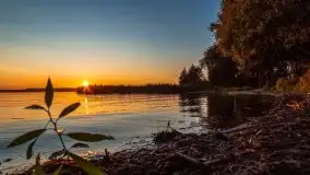 Zachód słońca nad jeziorem Niegocin - zdjęcie 9