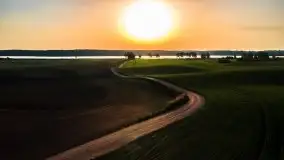 Październikowy wschód słońca nad jeziorem Kruklin - zdjęcie 43