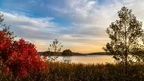 Wschód słońca, okolice i jezioro Kisajno, październik 2020 - zdjęcie 4