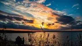 Zachód słońca nad jeziorem Kisajno - zdjęcie 18