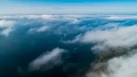 Mgła nad jeziorem Dargin i Nowym Harszem - zdjęcie 4