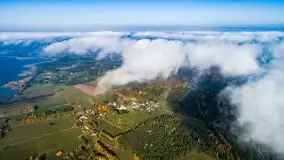 Mgła nad jeziorem Dargin i Nowym Harszem - zdjęcie 51