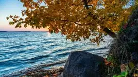 Zachód słońca, jezioro Dargin, przystań Melnik - zdjęcie 33