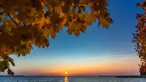 Zachód słońca, jezioro Dargin, przystań Melnik - zdjęcie 8