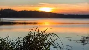 Zachód Słońca nad jeziorem Dobskim, listopad 2020 - zdjęcie 53