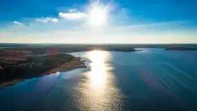 Jesienne jezioro Dobskie, Fuleda i wyspa Heleny, listopad 2020 - zdjęcie 2