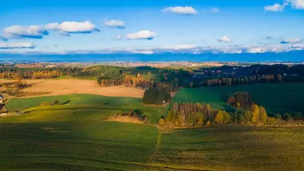 Mazurska jesień z lotu mewy, listopad 2020 r. - zdjęcie 6