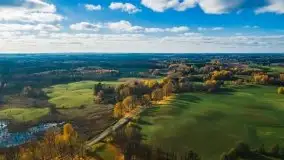 Mazurska jesień z lotu mewy, listopad 2020 r. - zdjęcie 31