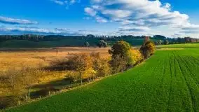 Mazurska jesień z lotu mewy, listopad 2020 r. - zdjęcie 49