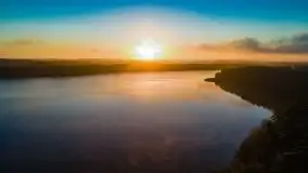 Pierwszy śnieg i wschód słońca nad jeziorem Boczne - zdjęcie 27