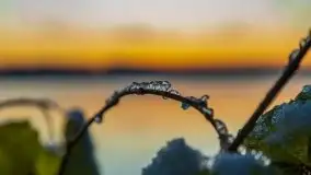 Pierwszy śnieg i wschód słońca nad jeziorem Boczne - zdjęcie 45