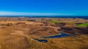 Jesień z lotu ptaka przy jeziorze Tałtowisko i kanale Grunwaldzkim - zdjęcie 4