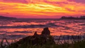 Piękny, grudniowy wschód słońca nad jeziorem Święcajty, 2020 - zdjęcie 12