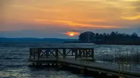 Piękny, grudniowy wschód słońca nad jeziorem Święcajty, 2020 - zdjęcie 10