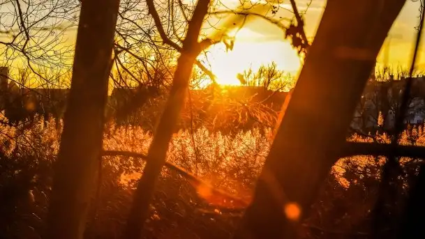 Grudniowy zachód słońca w Kętrzynie, 2020 - zdjęcie 5