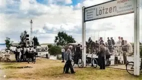 Przedwojenne pokolorowane zdjęcia Giżycka (Lötzen) - zdjęcie 57