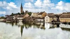 Przedwojenne pokolorowane zdjęcia Mikołajek (Nikolaiken) - zdjęcie 47