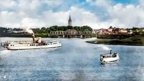 Przedwojenne pokolorowane zdjęcia Mikołajek (Nikolaiken) - zdjęcie 59