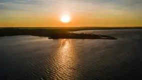 Wschód słońca nad jeziorem Gołdopiwo - zdjęcie 2