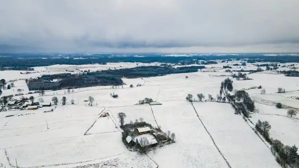 Posypało na Mazurach - zobacz okolice wsi Gajrowskie i Orłowo - zdjęcie 9
