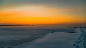 Zimowy wschód słońca nad jeziorem Dargin i... -27 stopni - zdjęcie 28