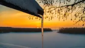 Zimowy wschód słońca nad jeziorem Dargin i... -27 stopni - zdjęcie 22