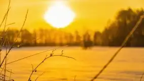 Zimowy wschód słońca nad jeziorem Dargin i... -27 stopni - zdjęcie 101