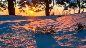 Zachód słońca nad jeziorem Święcajty, Cmentarz wojenny Jagerhohe - zdjęcie 1