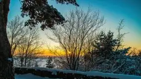 Zachód słońca nad jeziorem Święcajty, Cmentarz wojenny Jagerhohe - zdjęcie 8