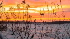 Wschód słońca w okolicach Sztynortu, zima 2021 - zdjęcie 13