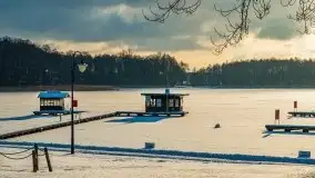 Port w Sztynorcie w zimowej scenerii, styczeń 2021 r. - zdjęcie 12